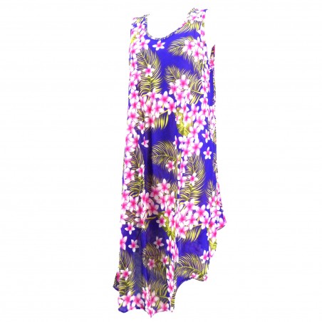 Robe tunique violet grande taille frangipane forest