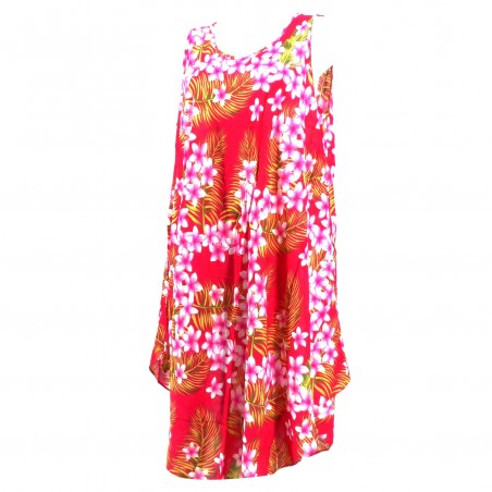 Robe tunique rose grande taille frangipane forest
