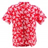 Chemise Hawaïenne Garçon petite tiaré rouge