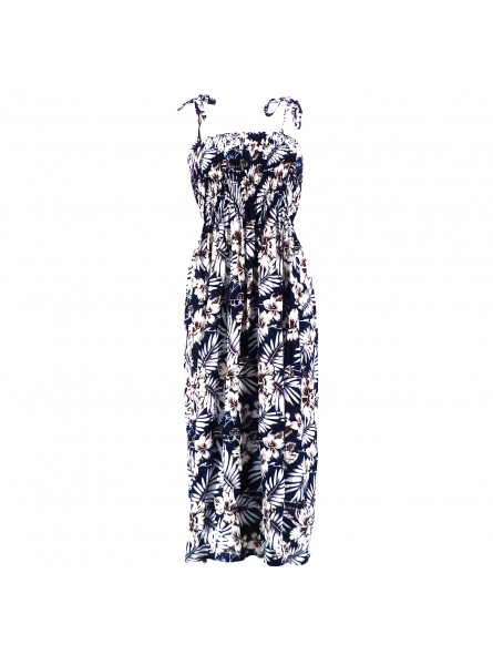 Robe femme moho bleu marine