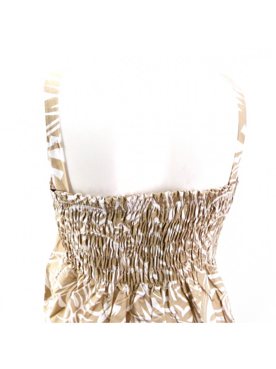 Robe "Sundress " beige tatouage rahi