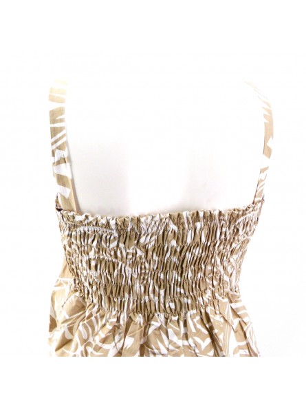 Robe "Sundress " beige tatouage rahi