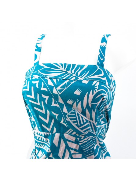 Robe "Sundress " émeraude tatouage rahi