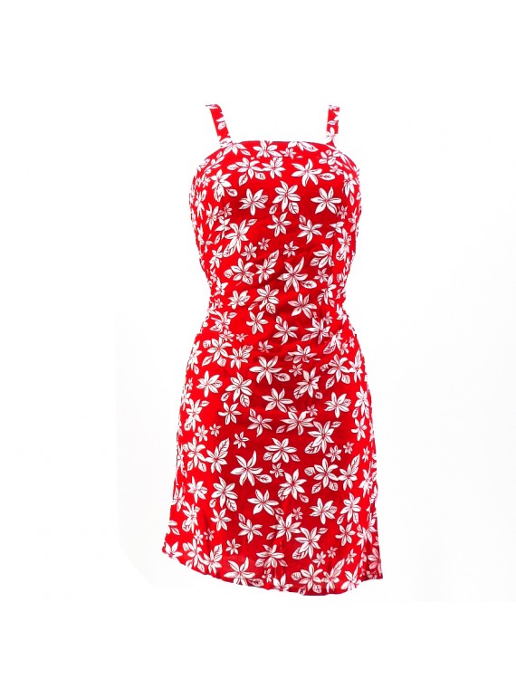 Robe "Sundress " rouge petite tiaré