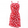 Robe "Sundress " rouge petite tiaré