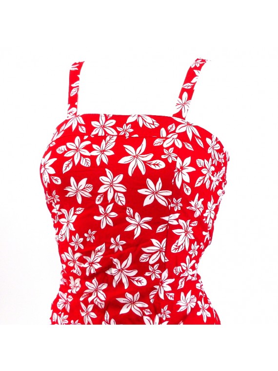 Robe "Sundress " rouge petite tiaré