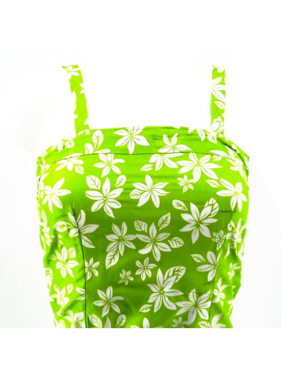 Robe "Sundress "  verte petite tiaré
