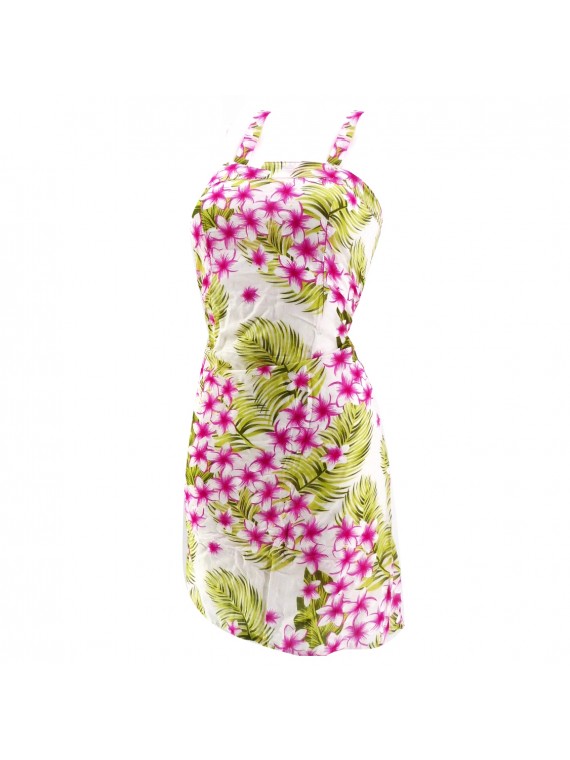 Robe "Sundress " blanche Frangipane Forest