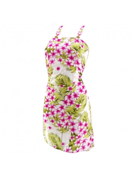 Robe "Sundress " blanche Frangipane Forest