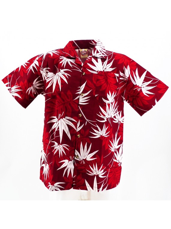 Chemise hawaïenne rouge Apetaï
