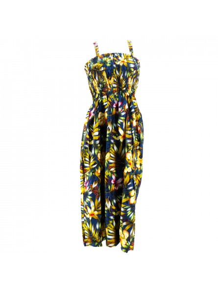 Robe d'été gris pétrole Fa'a