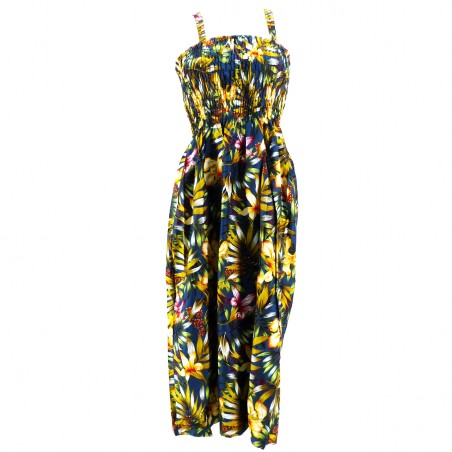 Robe d'été gris pétrole Fa'a