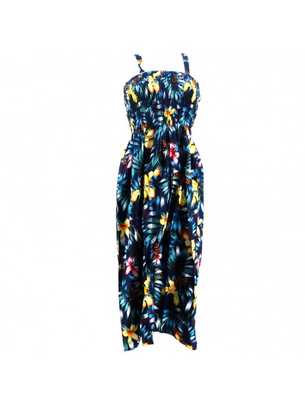 Robe d'été bleu marine Fa'a