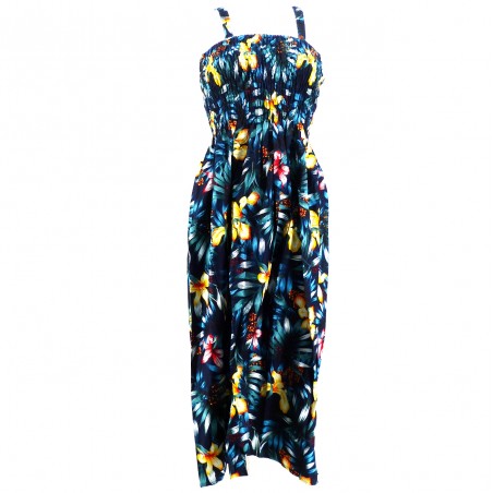 Robe d'été bleu marine Fa'a