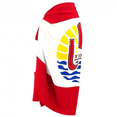 Paréo drapeau polynésien