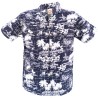Chemise hawaïenne noire Hawaiian