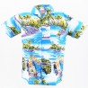 Chemise hawaïenne turquoise Robinson