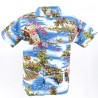 Chemise hawaïenne bleu Robinson