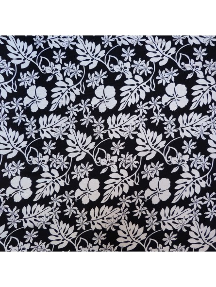 Tissu noir Apa tiaré 100% viscose