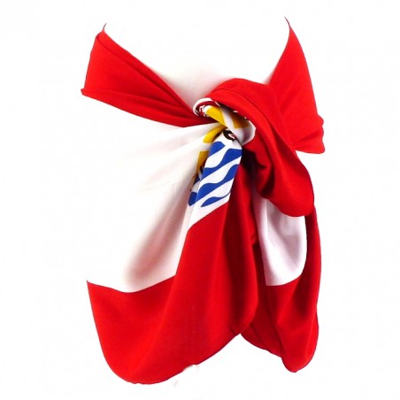 Mini paréo Rouge Drapeau de Tahiti