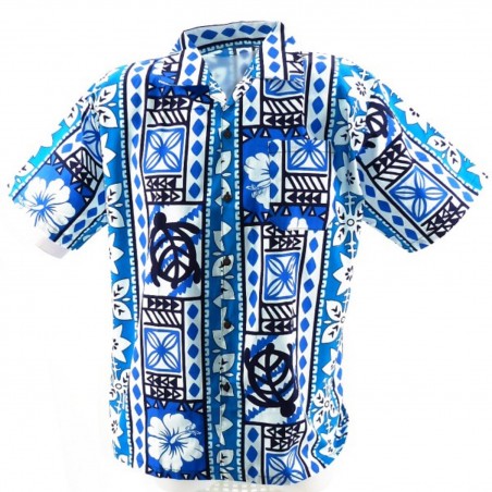 Chemise Hawaïenne Modern Tapa