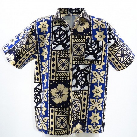 Chemise Hawaïenne Modern Tapa