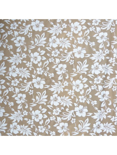 Tissu Crème Tatouage Polynésien 100% coton