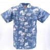 Chemise hawaïenne gris Hawaiian