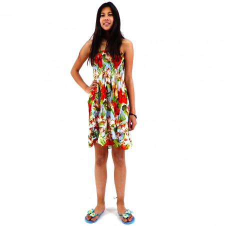 Robe enfant bleu ciel Maupiti