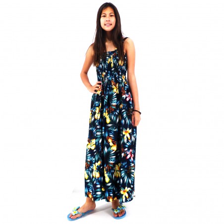 Robe d'été bleu marine Fa'a
