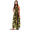 Robe d'été gris pétrole Fa'a