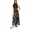 Robe d'été noire Fa'a