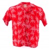 Chemise Hawaïenne Garçon Palmeraie - Rouge