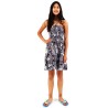 robe enfant couleur noir motifs tatouage polynesien