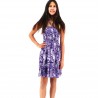 robe enfant couleur violet motifs tatouage polynesien