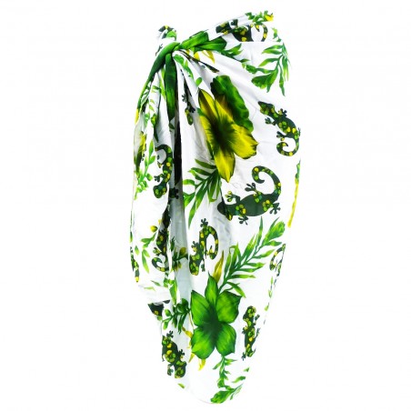 paréo rose dauphin et tortue