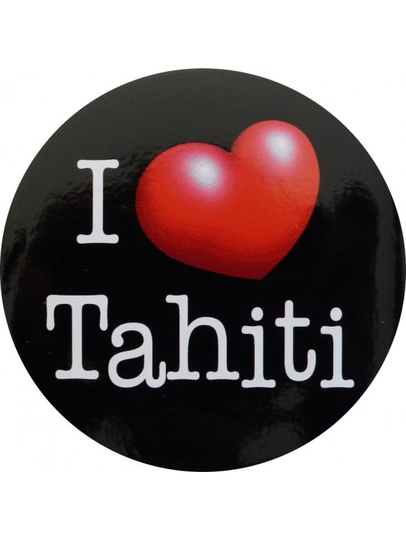Autocollant I love Tahiti