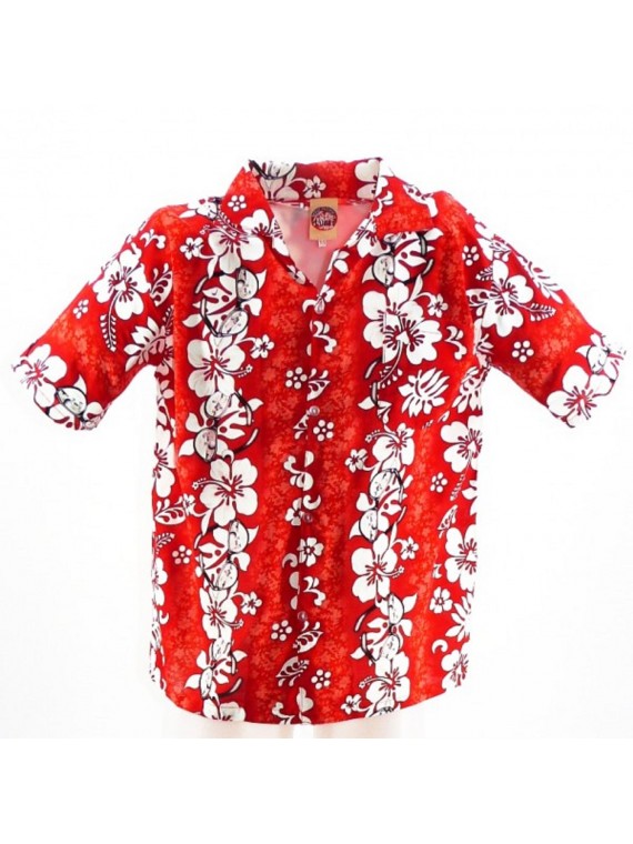 Chemise Hawaïenne rouge  Sun Glasses