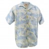 Chemise Hawaïenne bleu pastel Heinui