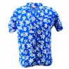 Chemise Hawaïenne Garçon petite tiaré bleu