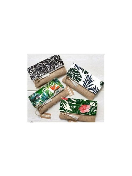 pochette femme à main avec imprimé tatouage maori