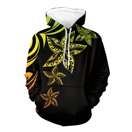 Sweat Shirt Pull capuche  mixte full color  Tiaré