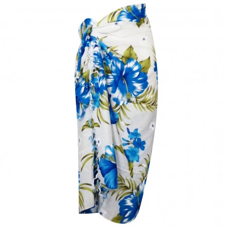 Paréo blanc et bleu PaoPao