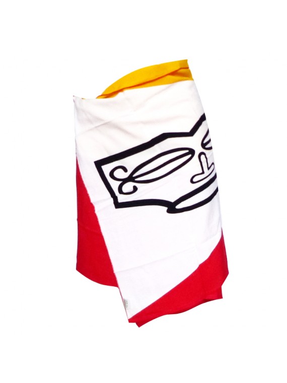 Mini paréo Rouge Drapeau de Îles Marquises