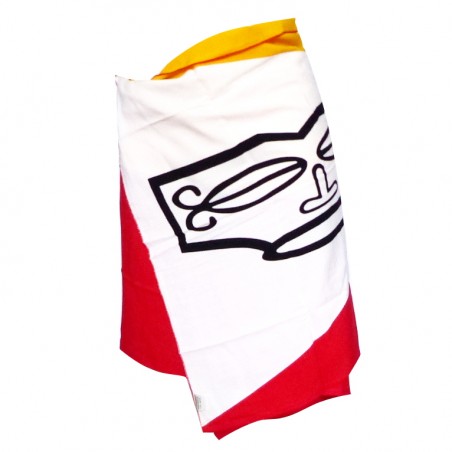 Mini paréo Rouge Drapeau de Îles Marquises