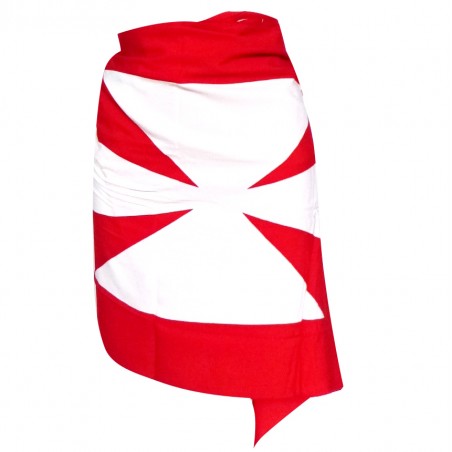 Mini paréo Rouge Drapeau Wallisien