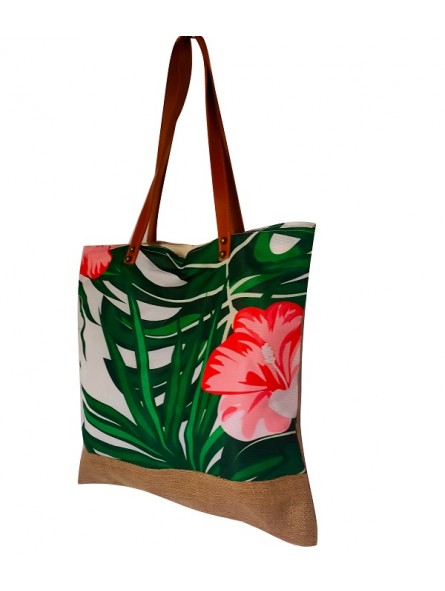 Sac cabas Polynésien réutilisable