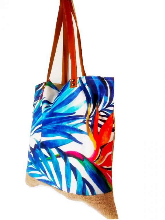 Sac cabas Polynésien réutilisable