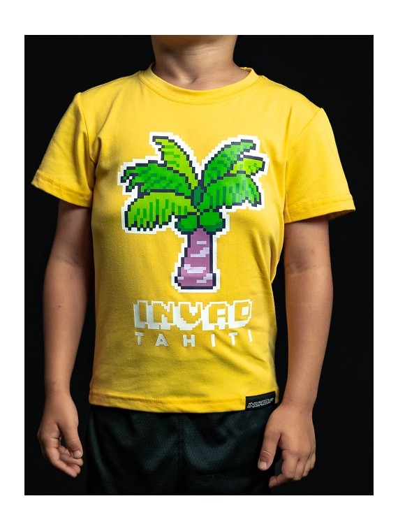 T-shirt enfant jaune INVAD...