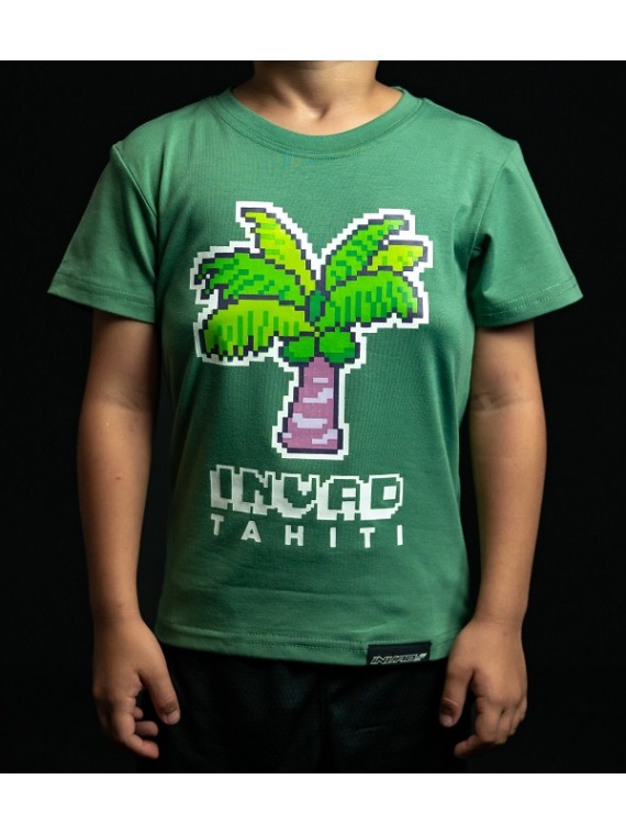 T-shirt enfant vert INVAD...